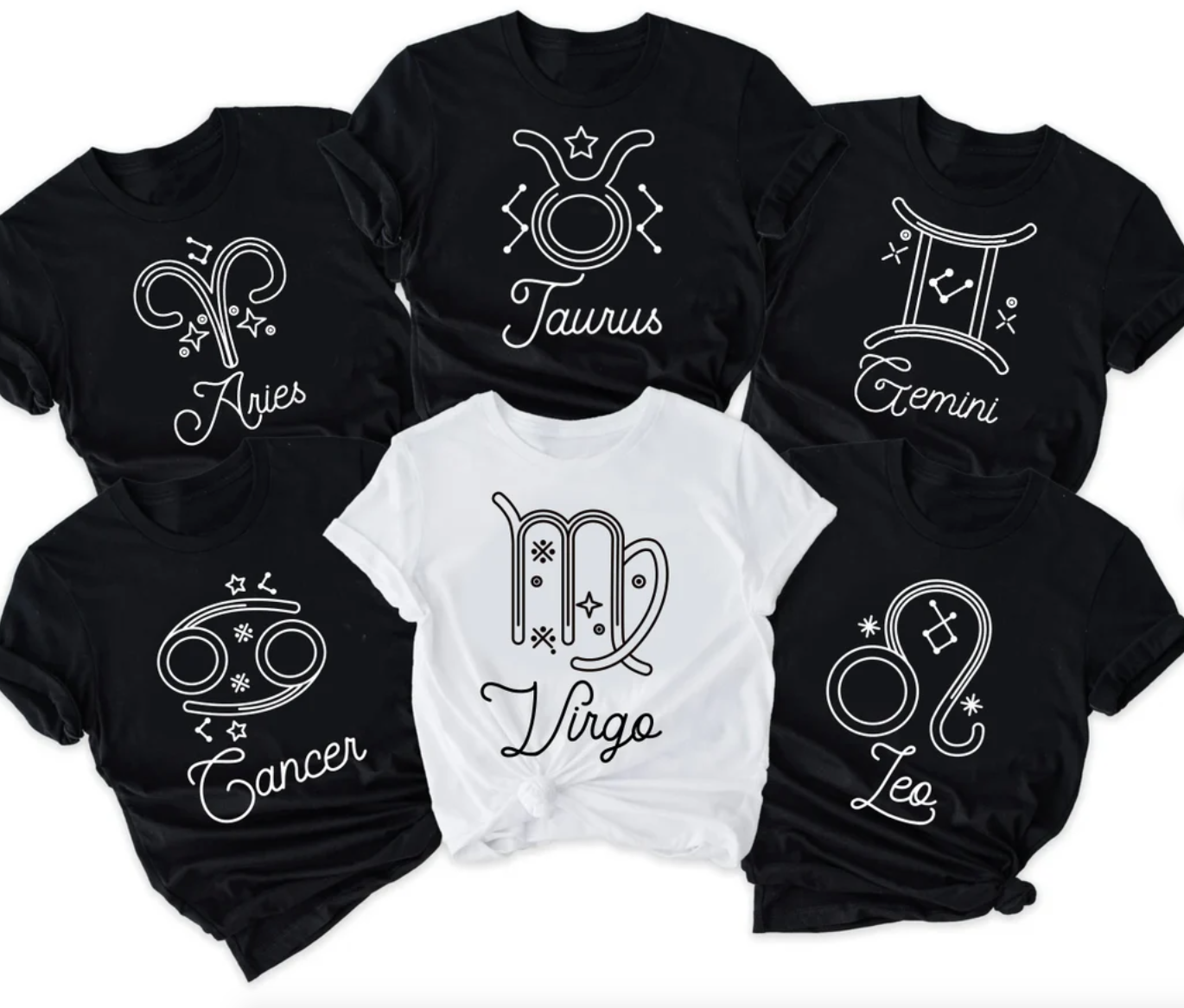 Zodiac sign shirts best sale
