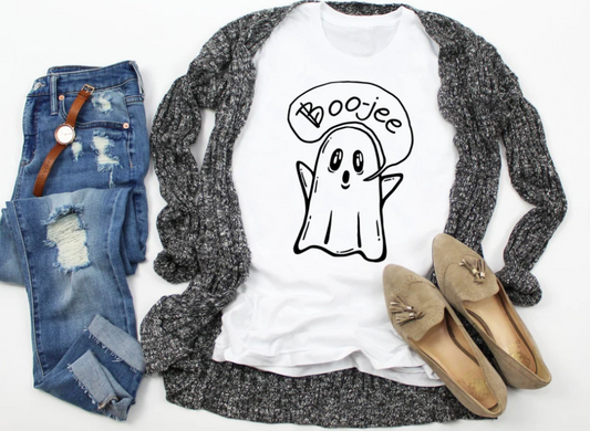 Halloween Shirt | Boo-Jee Ghost Tee | Funny Halloween Tee | Holiday Tee | Fall Tee | Various Print Colors