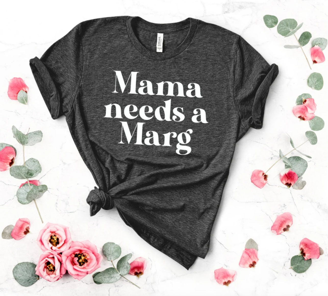 Mom Drinking Shirt | Mama Meeds A Marg Tee | Funny Mom Tee | Drinking Tee | Vacation Tee | Various Print Colors