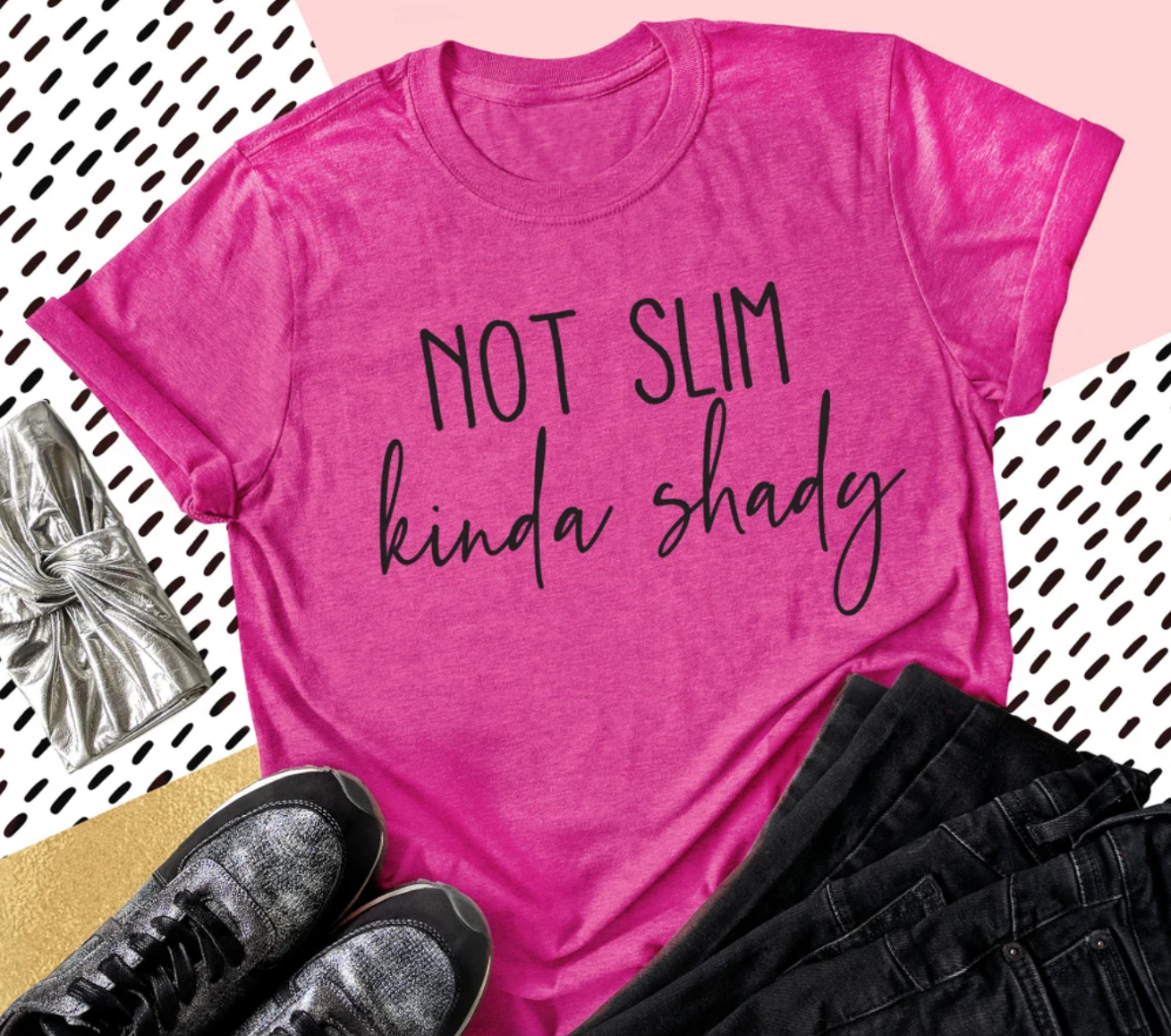 Mom Tee | Not Slim Kinda Shady Tee | Mom Life Tee | Funny Mom Tee | Various Print Colors