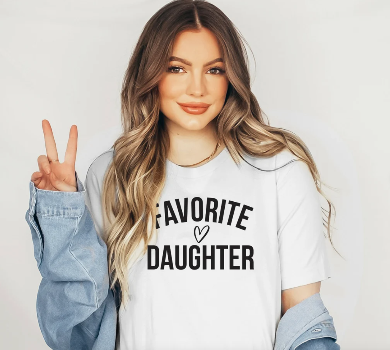 Favorite Daughter Tee | Funny Daughter Tee | Daughter Life Tee | Various Print Colors