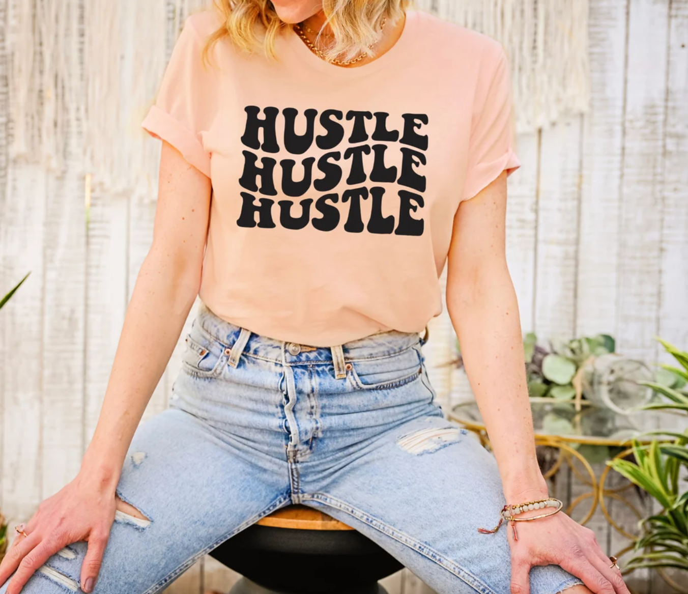 Hustle Hustle Hustle Tee | Boss Girl Tee | Mom Tee | Mom Life Shirt | Various Print Colors
