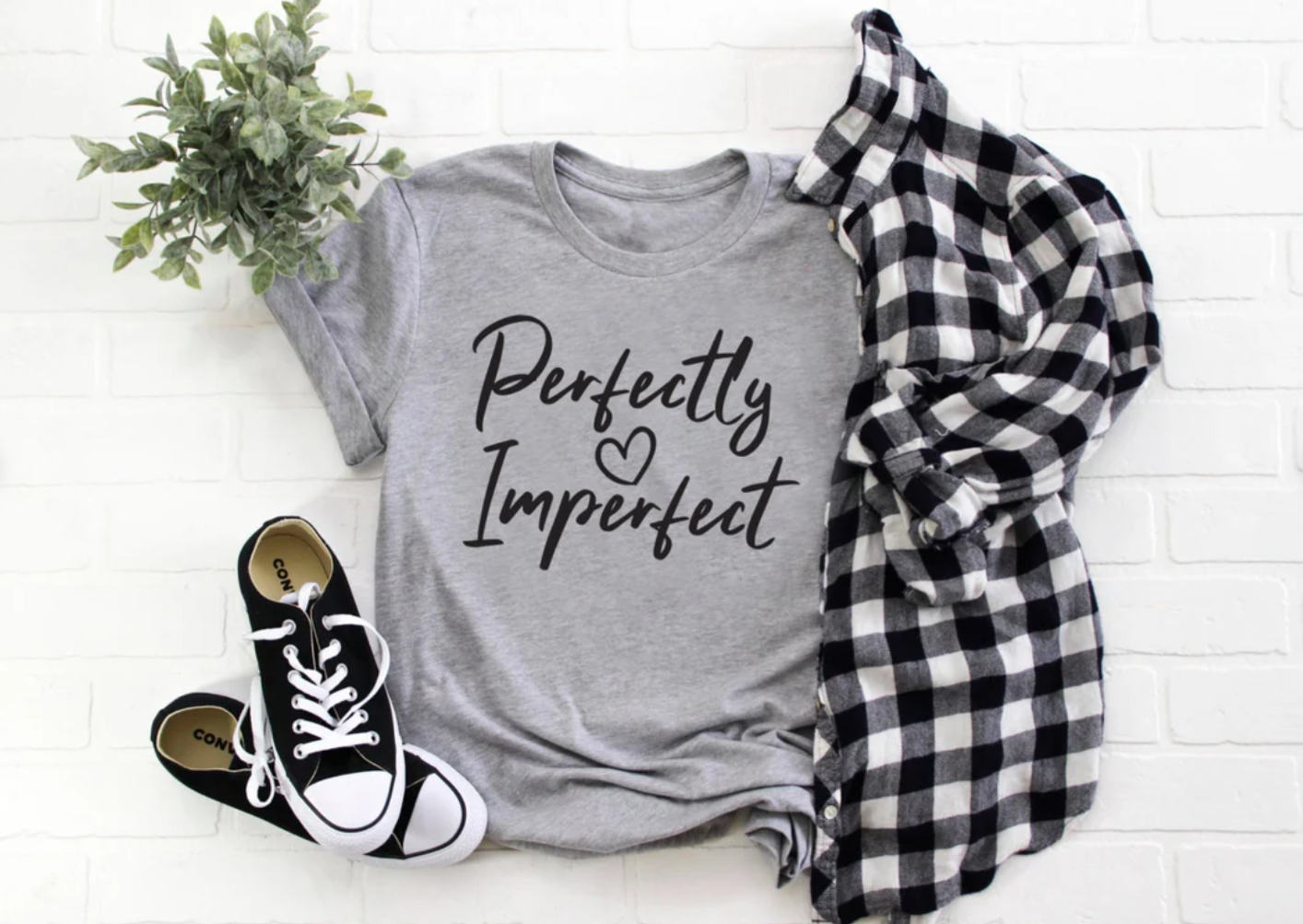 Perfectly Imperfect Tee | Mom Tee | Inspirational Tee | Kids Tee | Various Print Colors