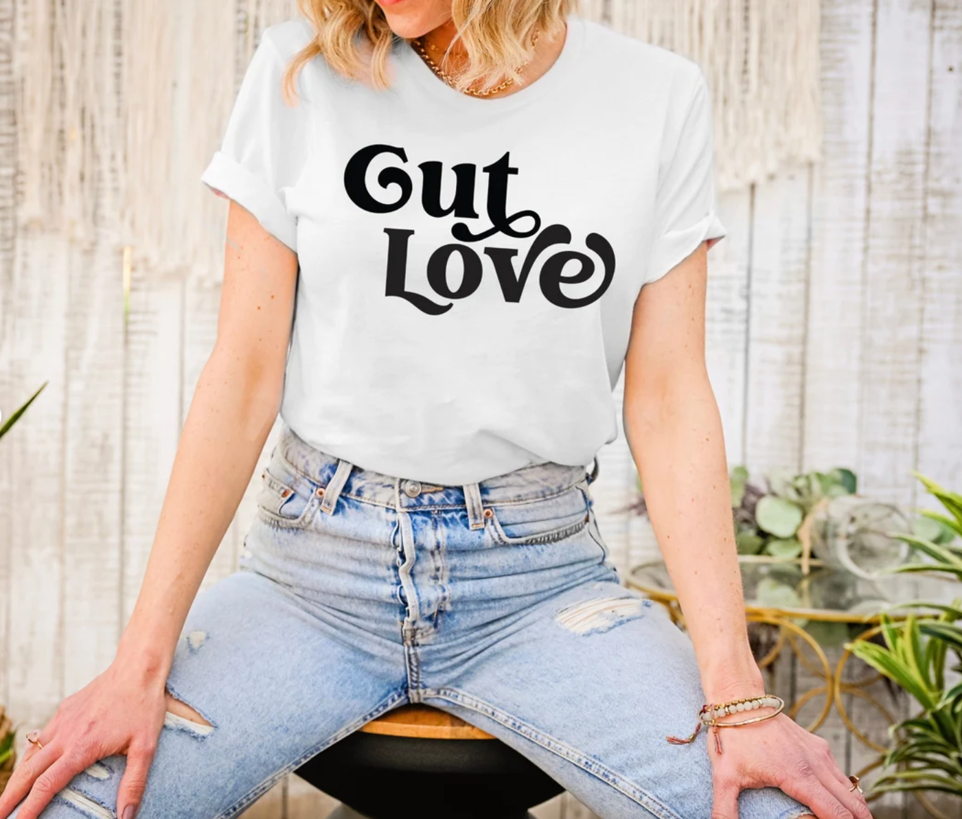 Gut Love Tee | Gut Health Tee | Healthy Gut Tee | Be Healthy Shirt | Various Print Colors