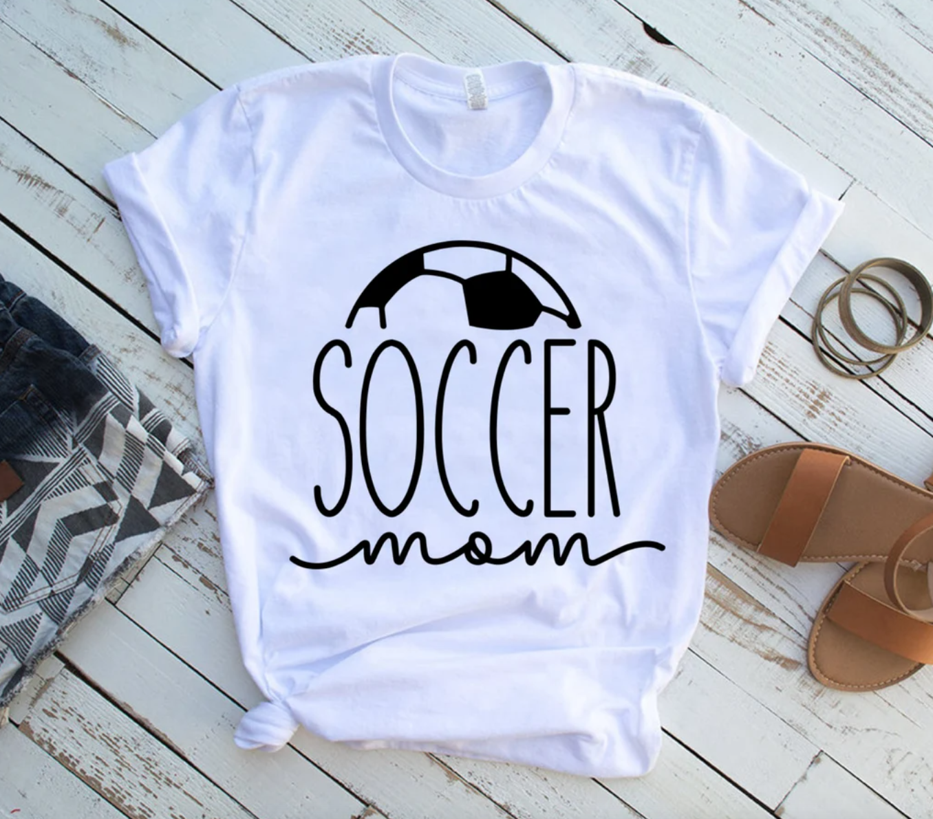 Soccer Mom Tee | Team Shirts | Sports Tee | Soccer Tee | Soccer Love Tee | Various Print Colors