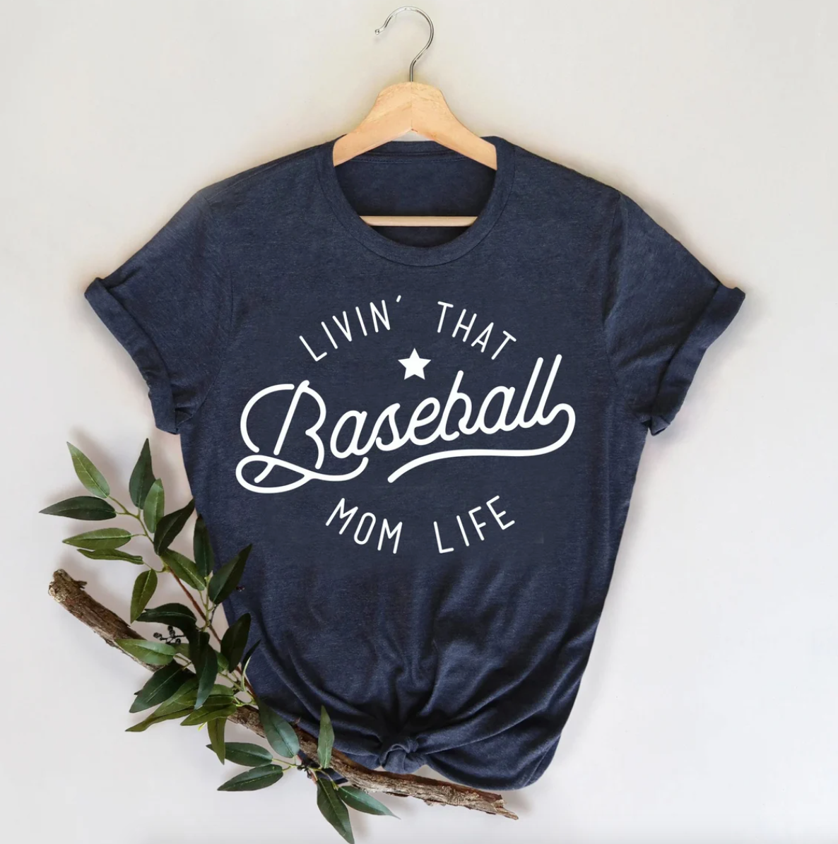 Livin' That Baseball Mom Life Tee | Team Shirts | Sports Tee | Baseball Tee | Baseball Mom Tee | Various Print Colors