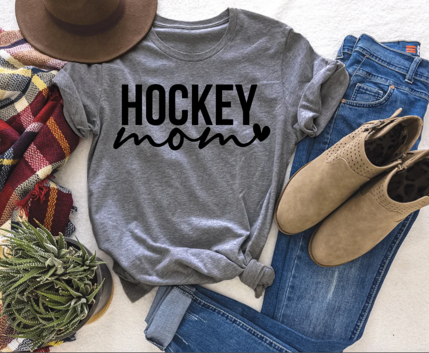 Hockey Mom Tee | Hockey Shirt | Sports Tee | Hockey Tee | Hockey Mom Life Tee | Various Print Colors