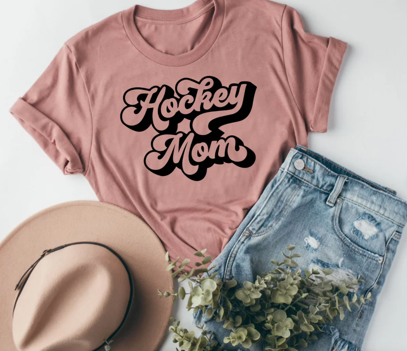 Hockey Mom Tee | Sports Tee | Hockey Tee | Hockey Mom Life Tee | Various Print Colors