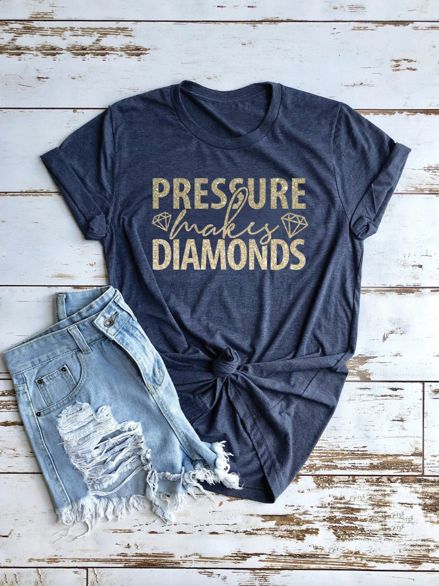 Pressure Makes Diamonds Tee | Gut Health Tee | Girl Boss Tee | Various Print Colors