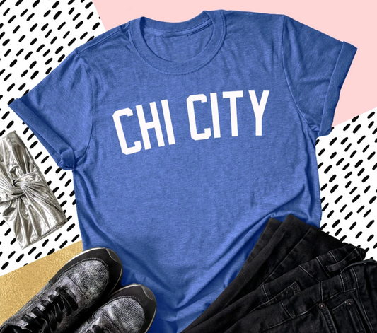 Chi City Tee | Chicago Tee | Midwest Tee | Hometown Tee | Various Print Colors