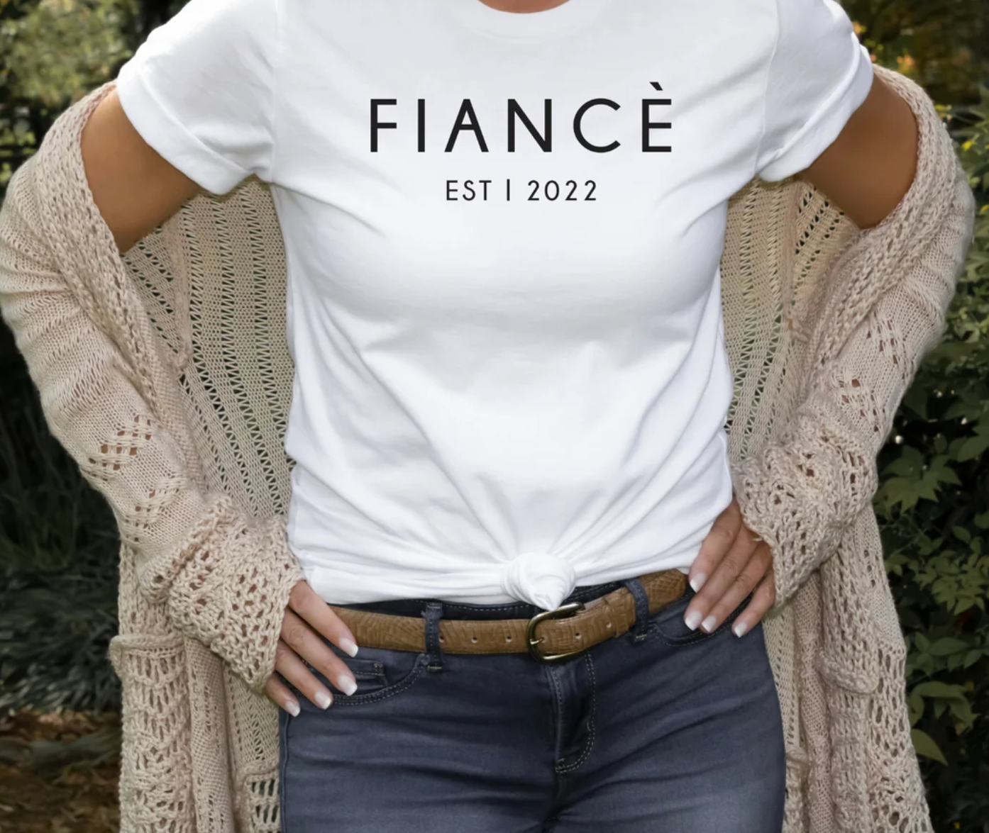 Fiancé EST Tee | Wife Tee | New Fiancé Tee | Wedding Shirt | Various Print Colors