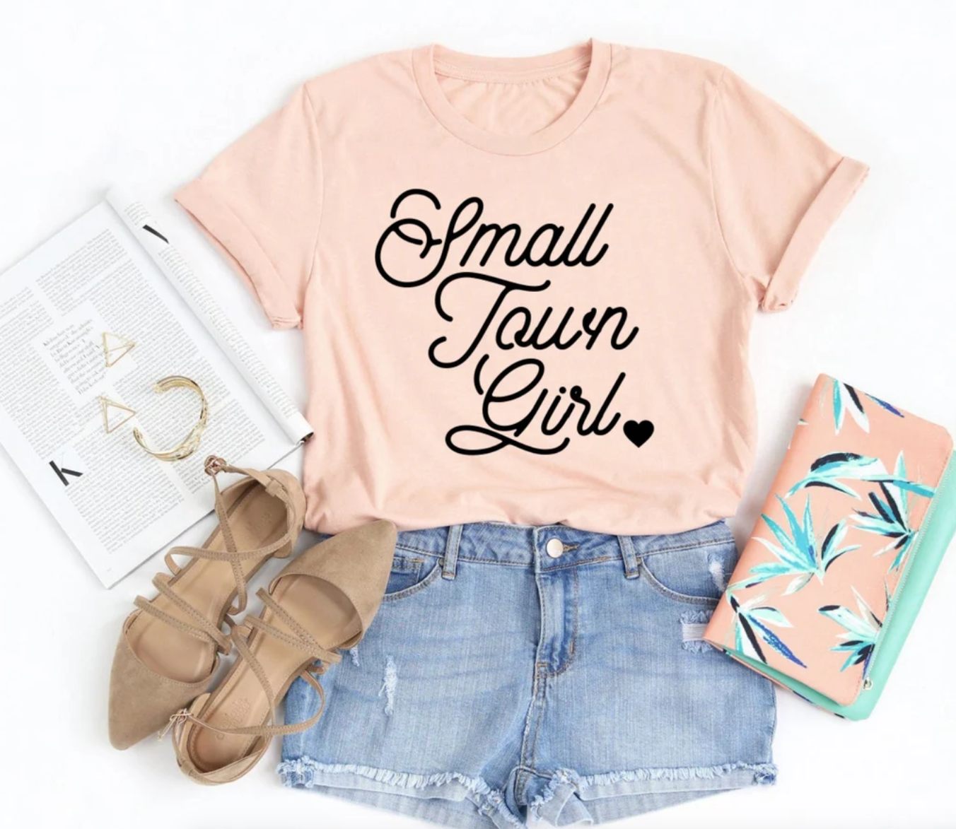 Small Town Girl Tee | Midwest Shirt | Hometown Tee | Various Print Colors