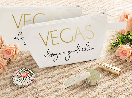 Vegas/ Always a Good Idea Makeup Bag | Girls Trip Makeup Bags