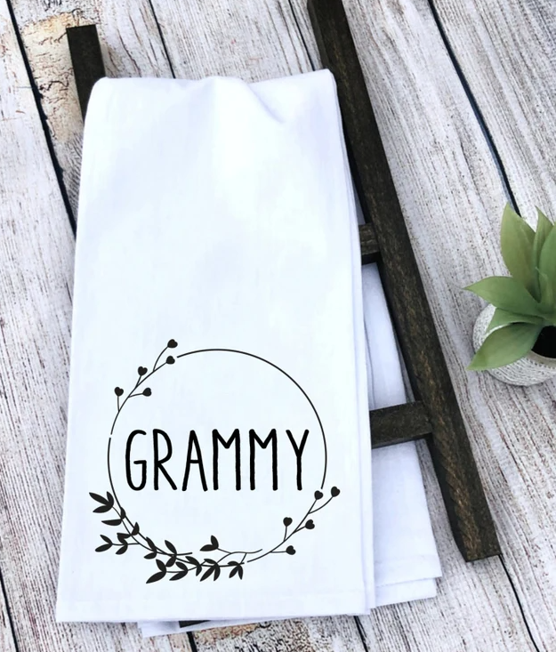 Grammy Kitchen Towel | Tea Towel | Kitchen Towel | Grandma Gift