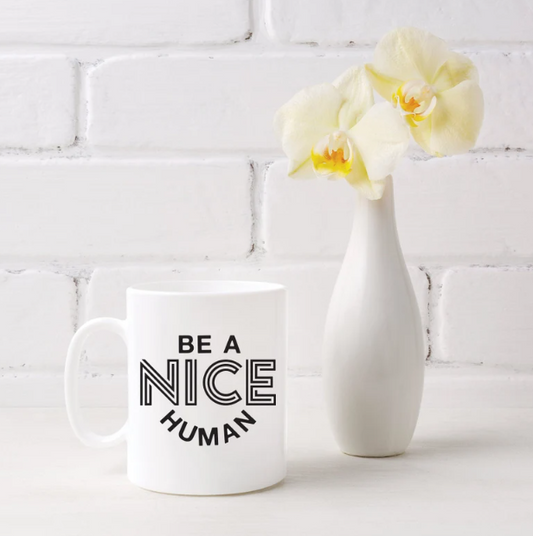 Be A Nice Human Mug | Inspirational Mug | Mom Mug | Tea Mug | 11oz Mug