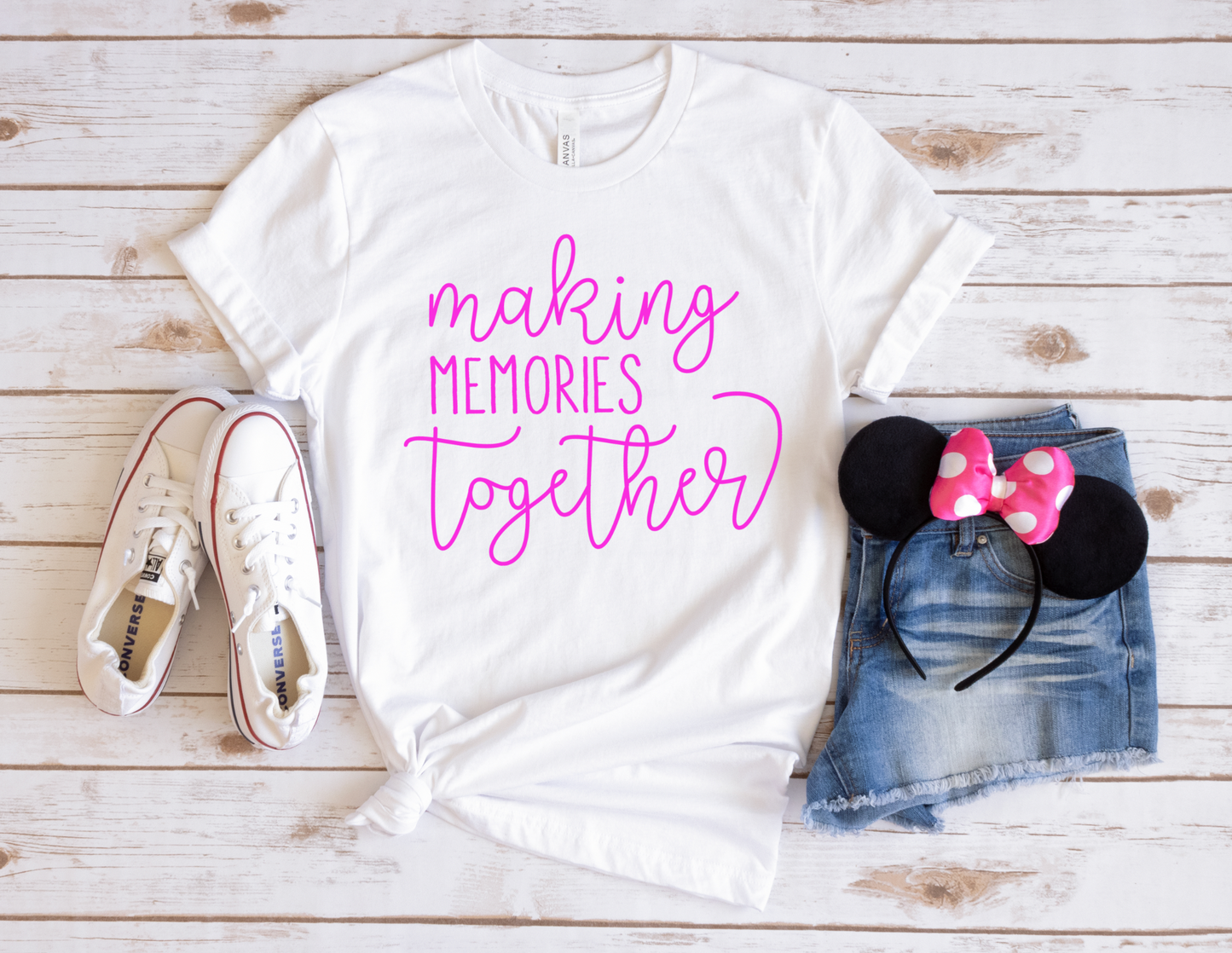 Making Memories Together™ | Mom Tee | Mommy and Me Shirt | Family Vacation Tee | Various Print Colors