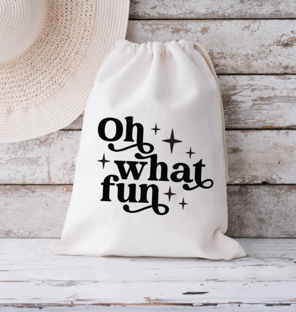 Gift Bag | Oh What Fun Bag | Funny Gift Bags | Holiday Gift Bags